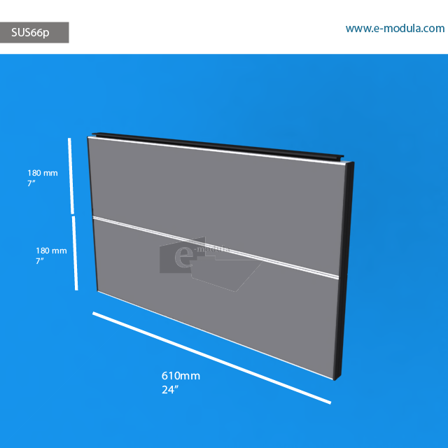 SUS66p - 24" width by 14" heigh