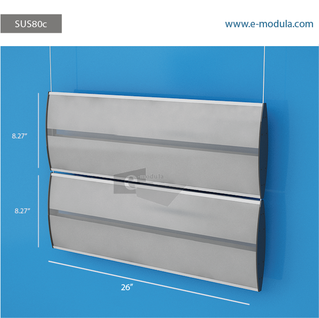 SUS80c-17" Width  by  26" high