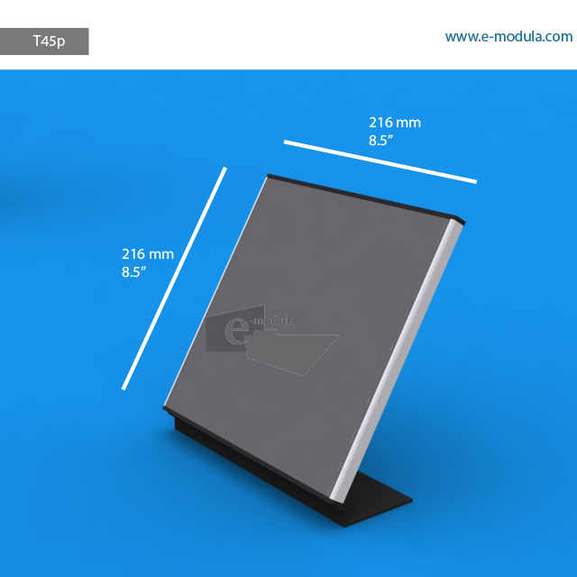 T45p - 8.5" width by 8.5" height