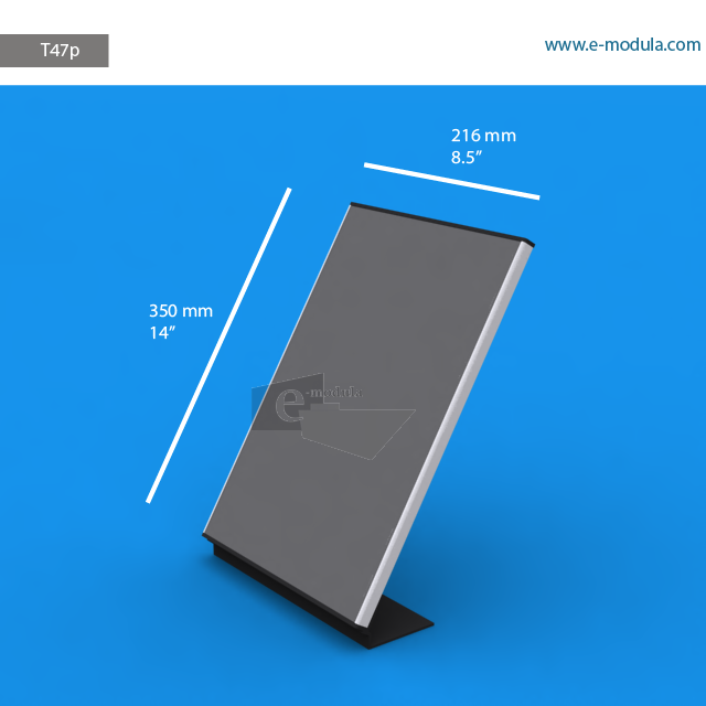 T47p - 8.5" width by 14" height