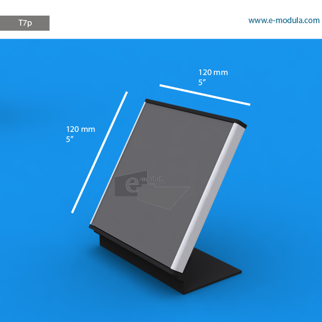 T7p - 5" width by 5" height