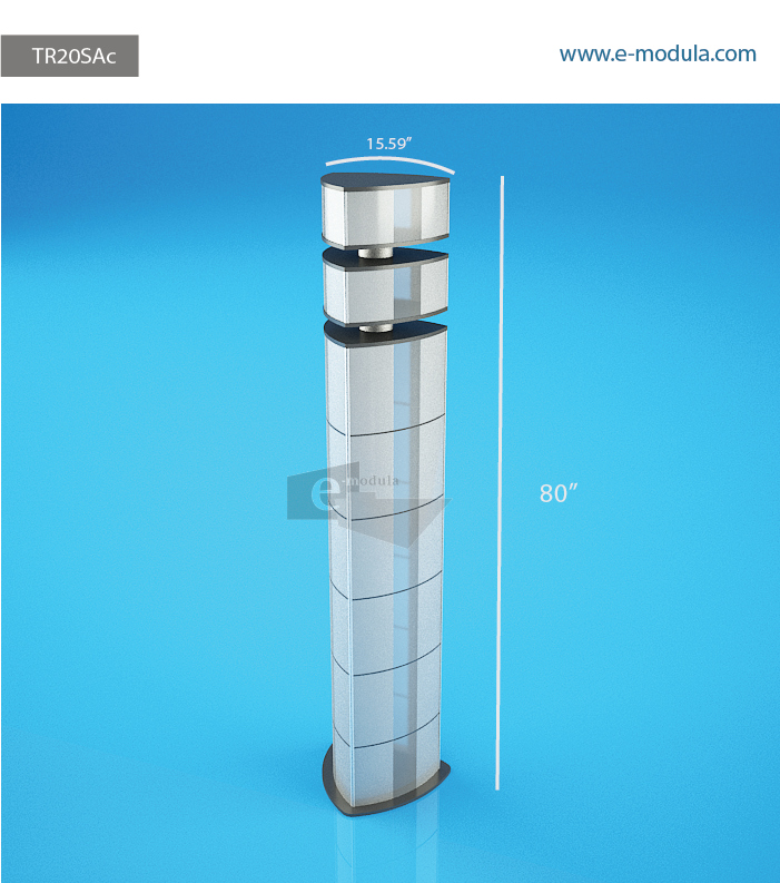 TR20SAc-16" Width by 68” high