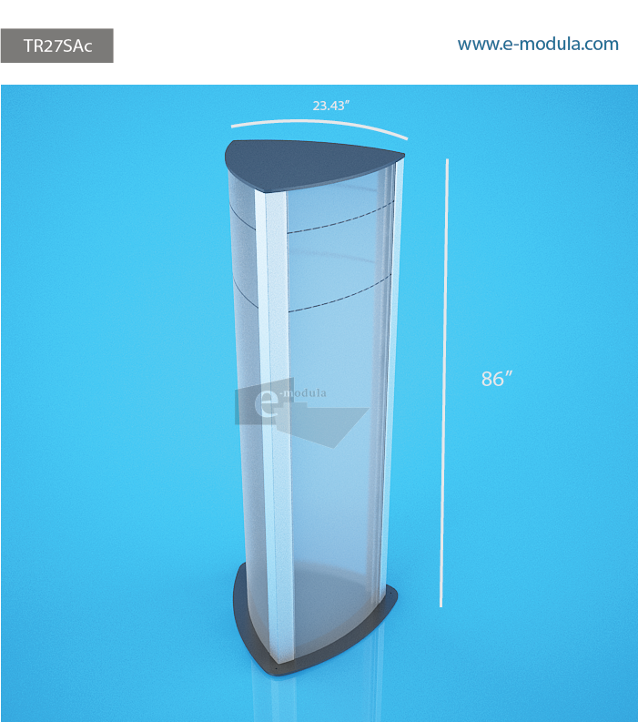 TR27SAc-24" Width by  86” high