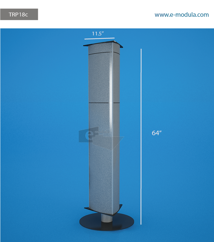 TRP18c-11" Width by 64” high