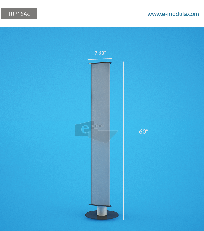 TRP1SAc-8" Width by 60” high