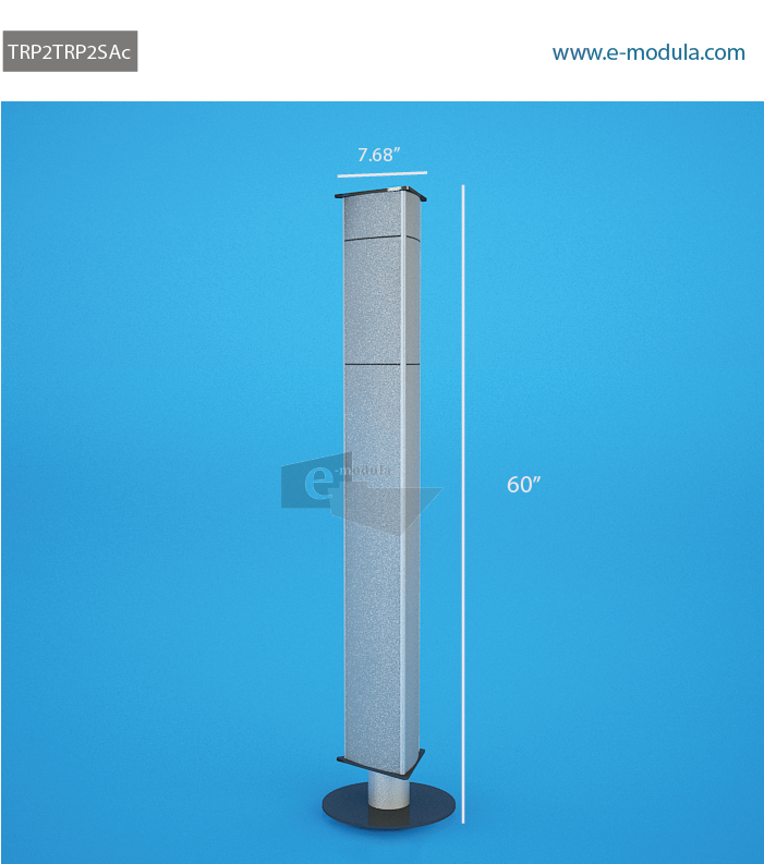 TRP2SAc-8" Width by 60” high
