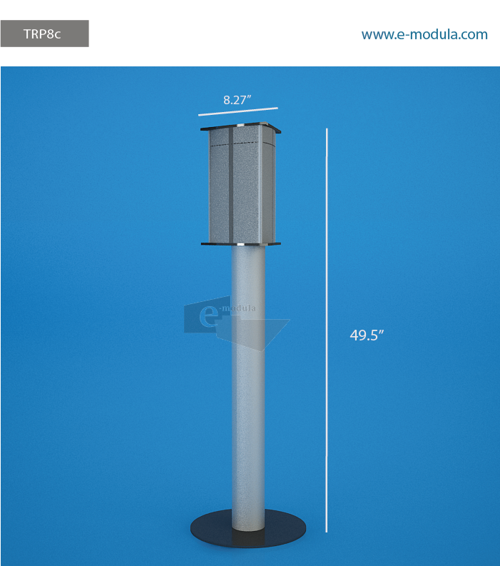 TRP8c-8.2" Width by 50” high