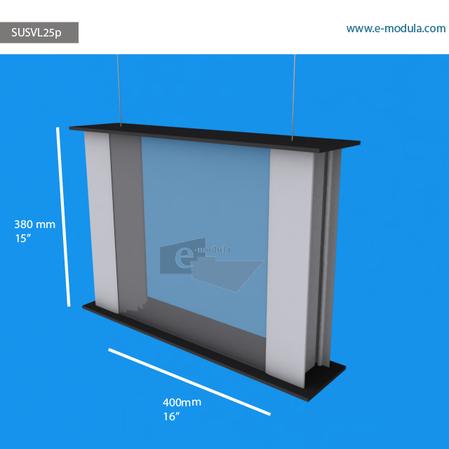SUSVL25p - 16" width by 15" height