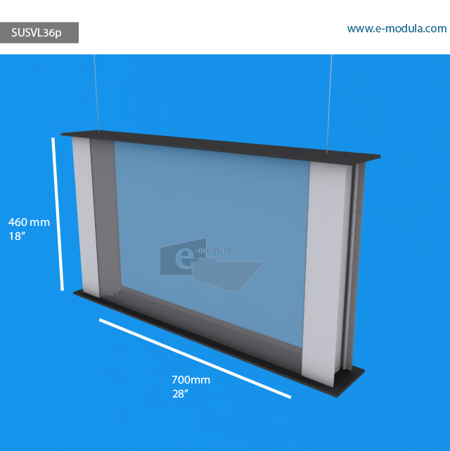 SUSVL36p - 28" width by 18" height