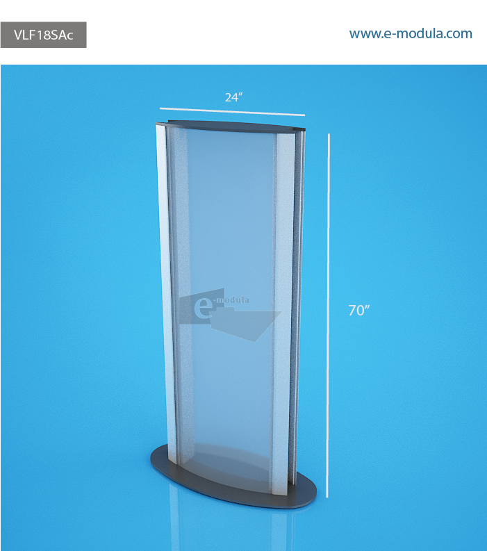 VLF18SAc-24" Width by 70” high