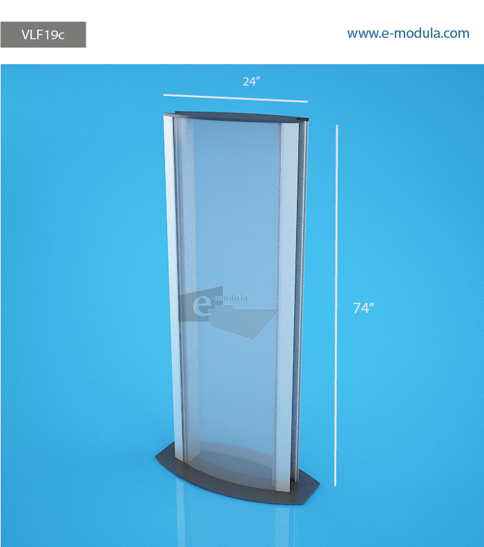  VLF19c-24" Width by 74” high