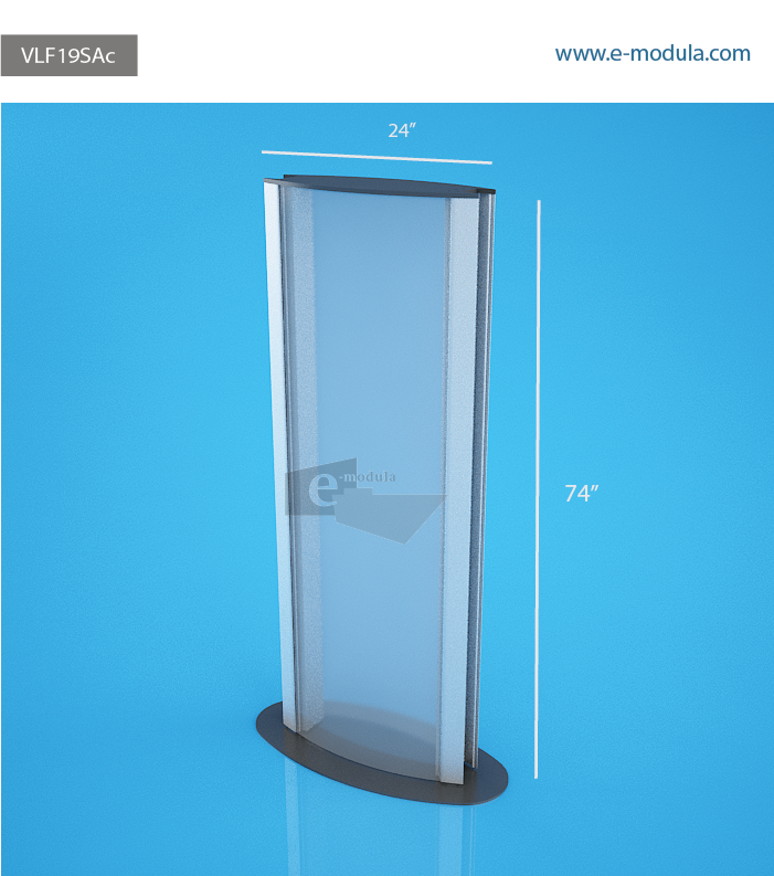 VLF19SAc-24" Width by 74” high