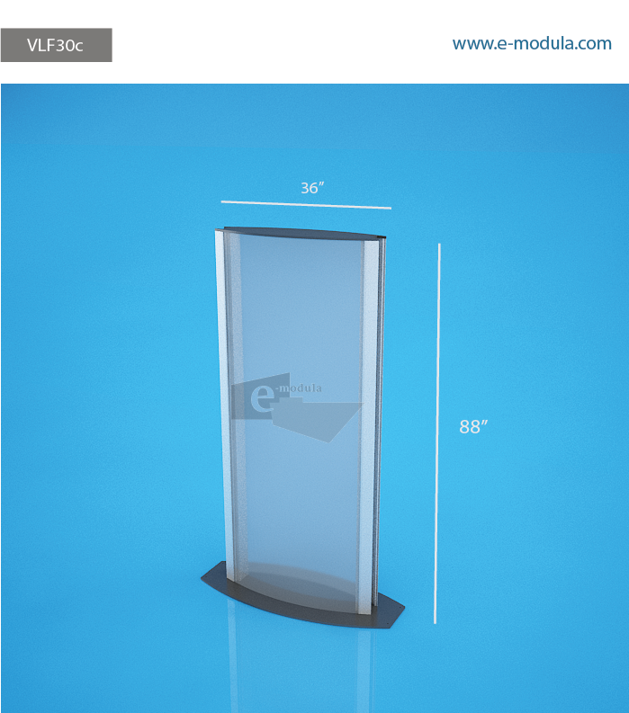 VLF30c-36" Width by 88” high