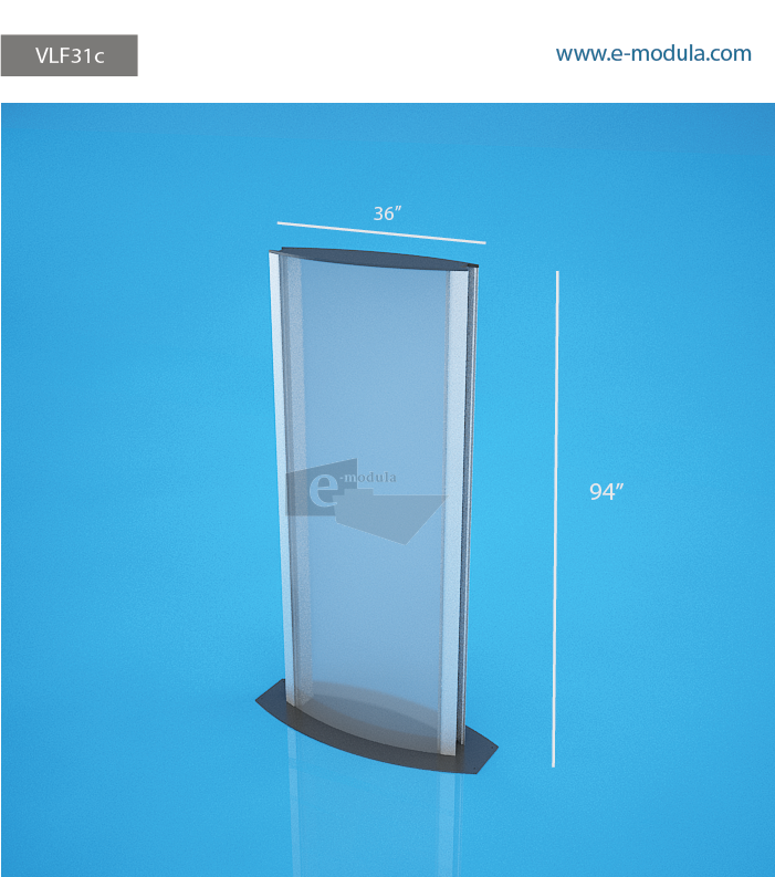 VLF31c-36" Width by 88” high