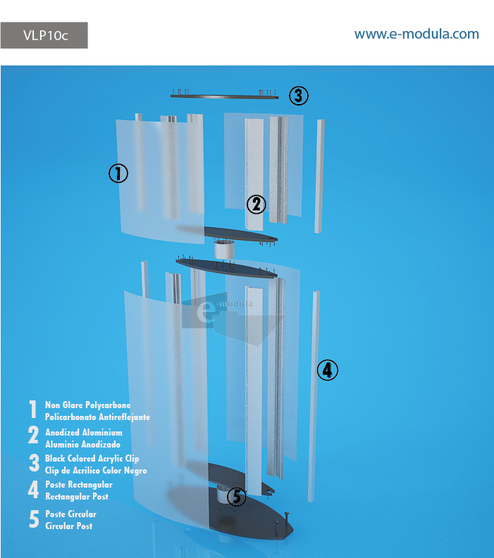 VLP10c-20" Width  by  71” high