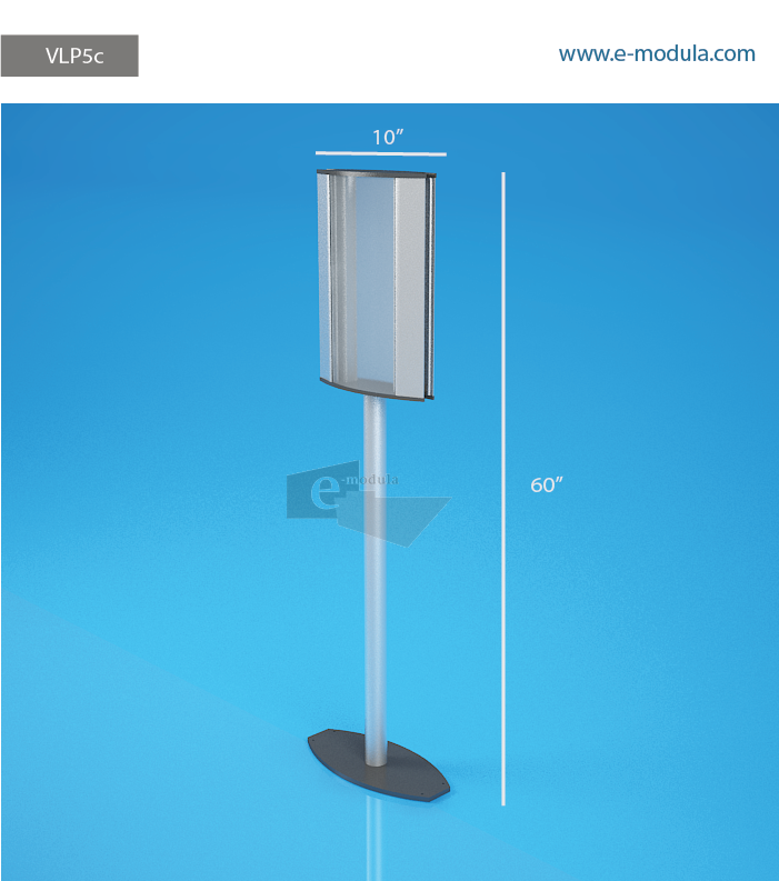 VLP5c-10" Width  by  60” high