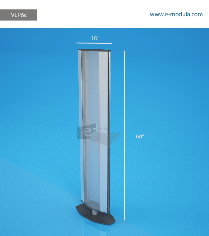 VLP6c-10" Width  by  60” high
