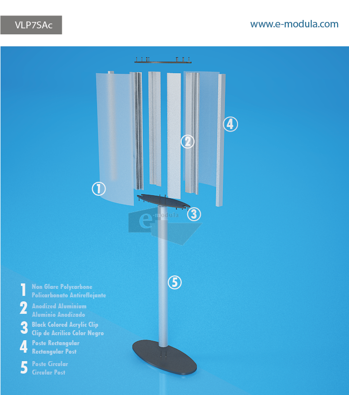 VLP7SAc-10" Width  by  60” high