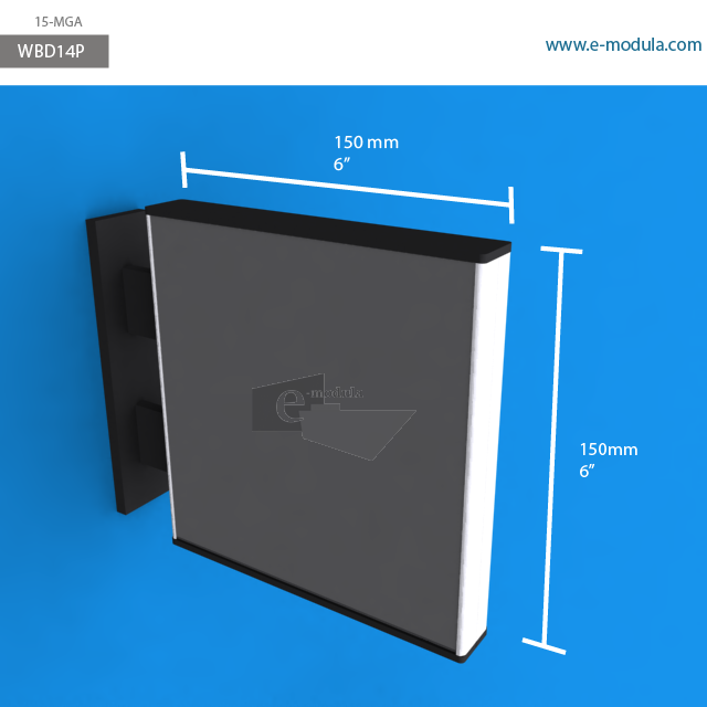 WBD14p - 6" width by 6" height