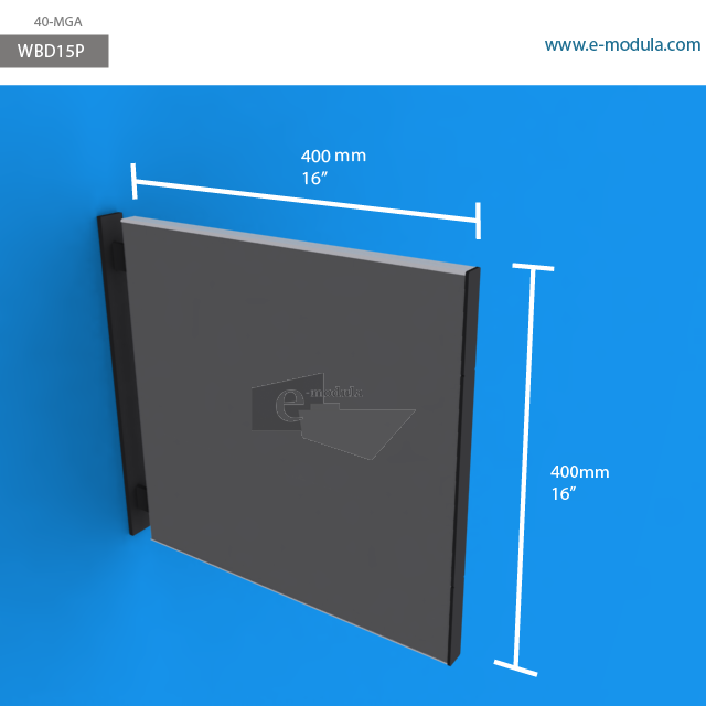 WBD15p - 16" width by 16" height