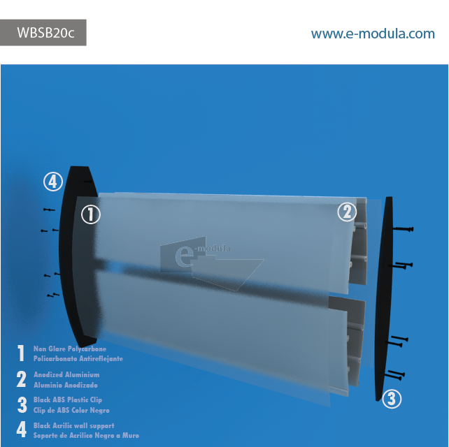 WBSB17c-8.2” high by 16" Wide 