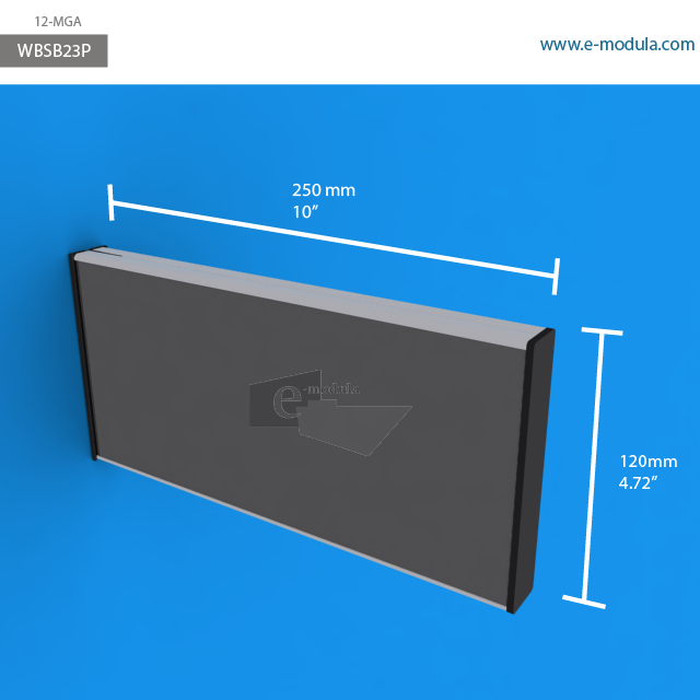 WBSB23p - 10" width by 5" height