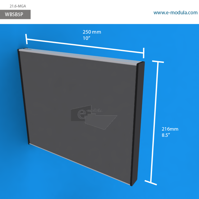 WBSB5p - 10" width by 8.5" height