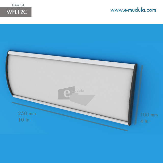 WFL12c - 10" width by 4" height