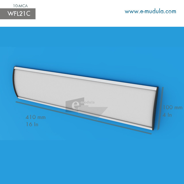 WFL21c - 16" width by 4" height