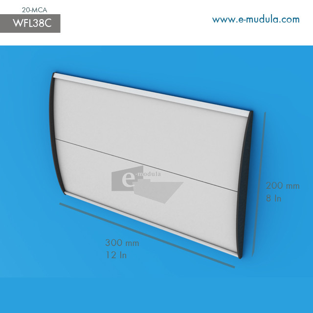 WFL38c - 12" width by 8" height