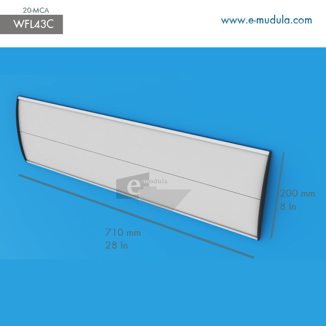 WFL43c - 28" width by 8" height