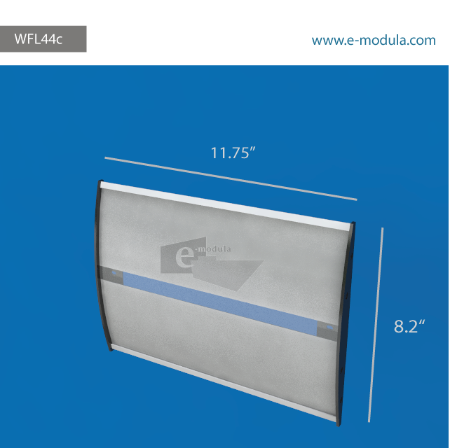 WFL44c-8.2" high by  width 11.75" 