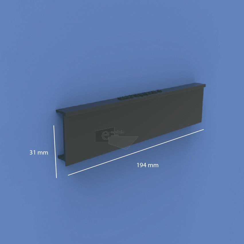 MGP-3X194 1.2in Plastic Lip Module