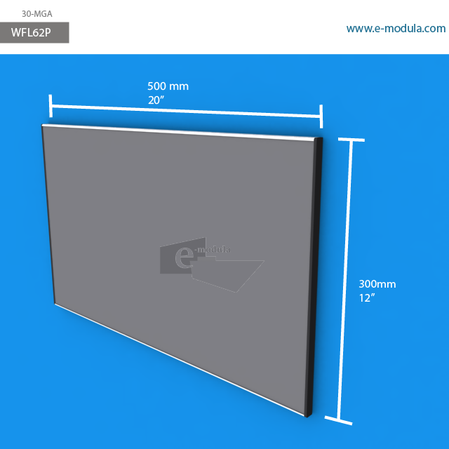 WFL62p - 20" width by 12" height