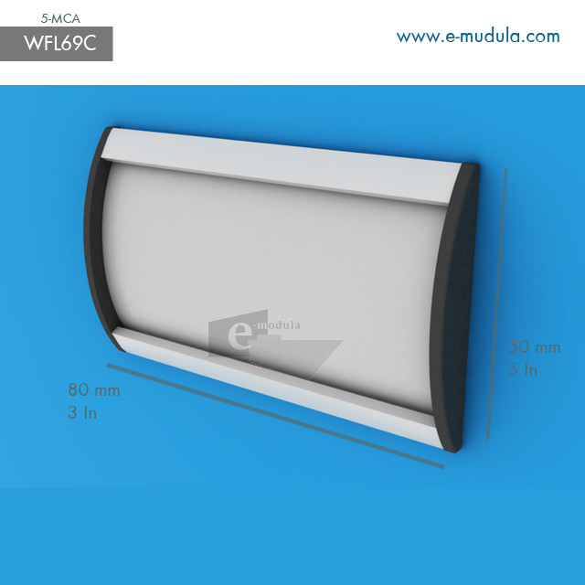 WFL69c - 3" Width by 2" Height