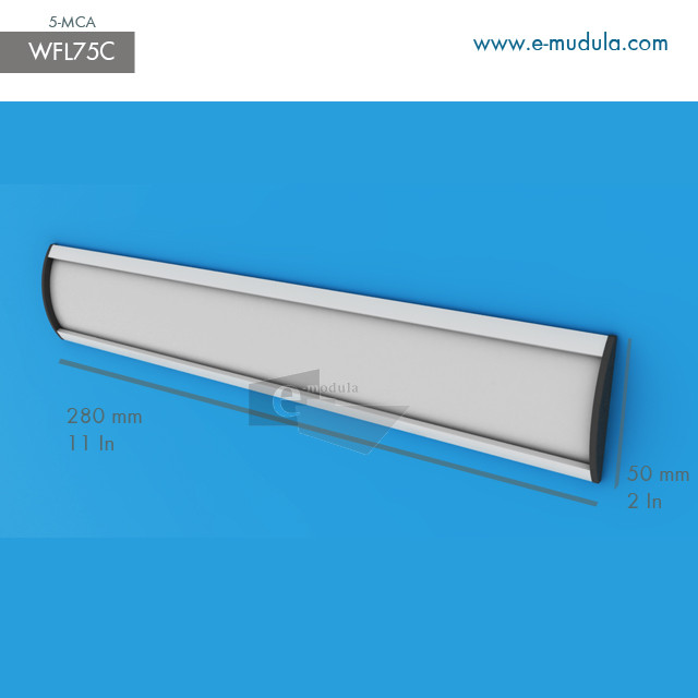 WFL75c - 11" width by 2" height