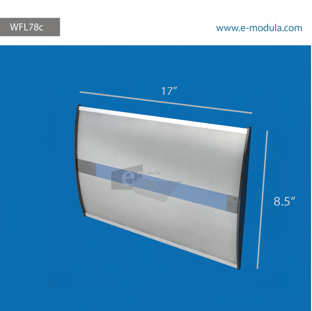 WFL78c-8.5" high by  width 17" 