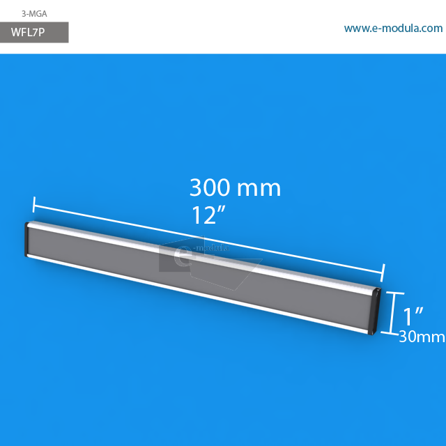 WFL7p - 12" width by 1" height