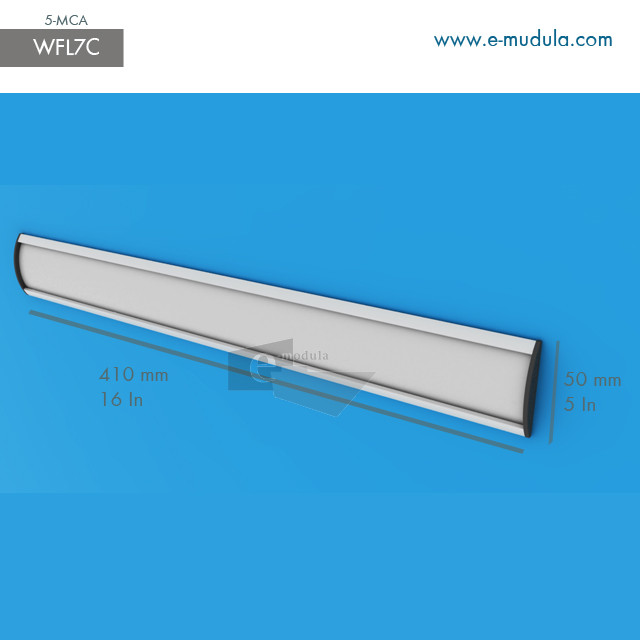 WFL7c - 16" width by 2" height
