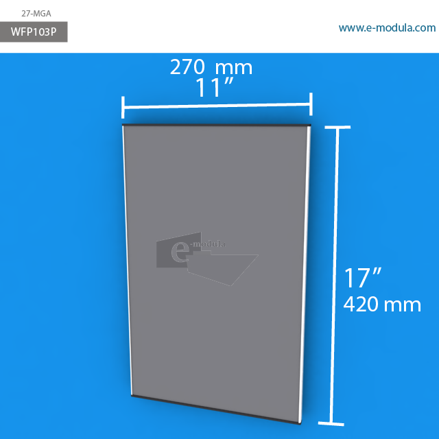 WFP103p - 11" width by 17" height