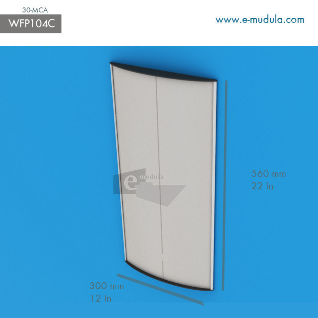 WFP104c - 12" width by 22" height