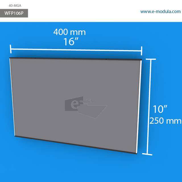 WFP106p - 16" width by 10" height