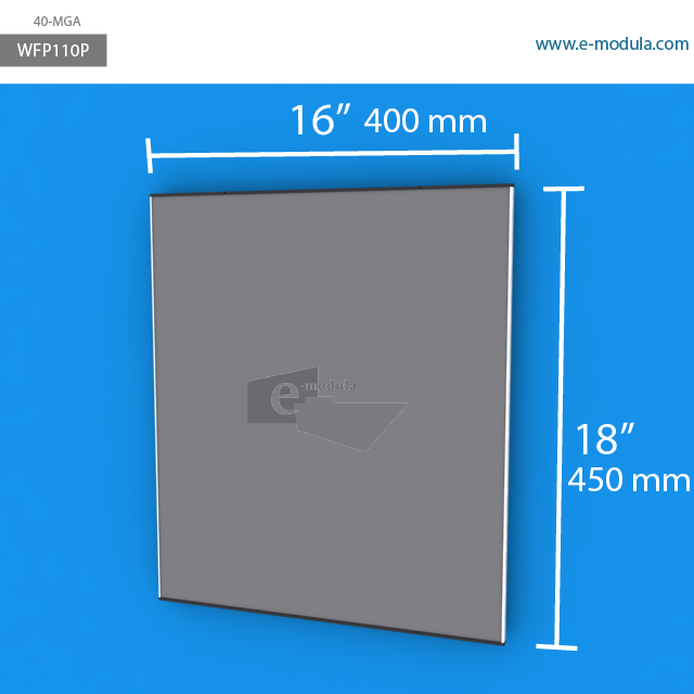 WFP110p - 16" width by 18" height