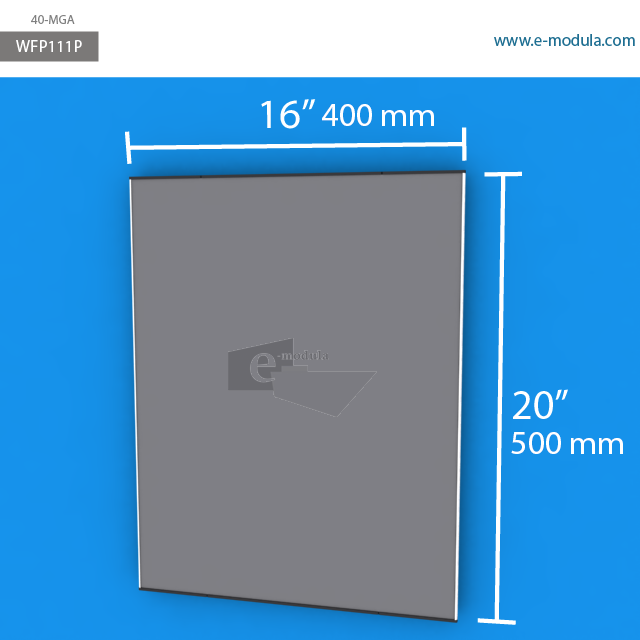 WFP111p - 16" width by 20" height