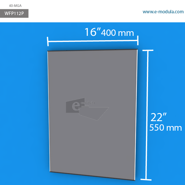 WFP112p - 16" width by 22" height