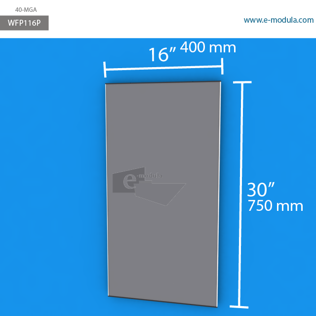 WFP116p - 16" width by 30" height