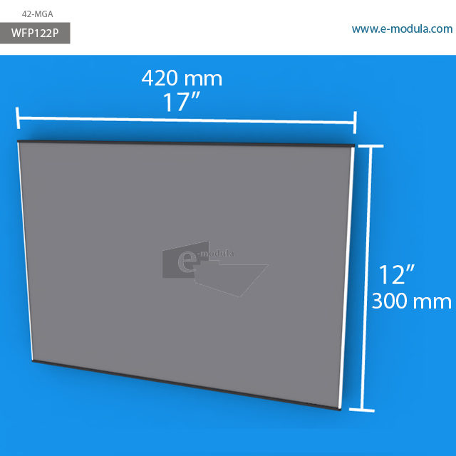WFP122p - 17" width by 12" height