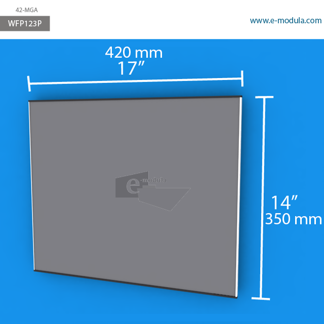 WFP123p - 17" width by 14" height