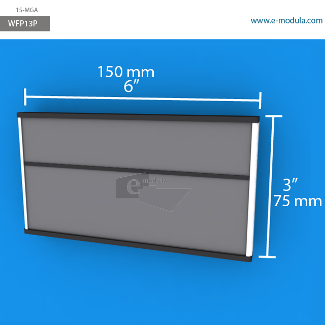 WFP13p - 6" width by 3" height