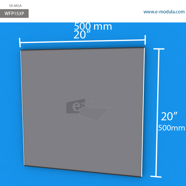 WFP153p - 20" width by 20" height